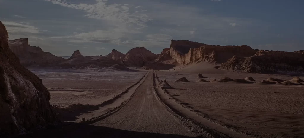 Valle de la Luna - pôr do sol